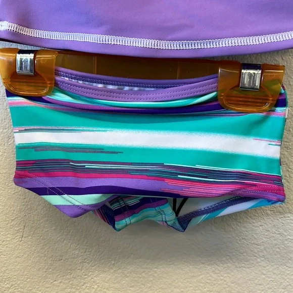 NWT ROCOCO SWIM BABY RASHGUARD SET PURPLE - Picture 7 of 8